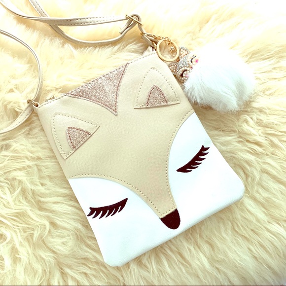 Handbags - FOX crossbody bag with BONUS! Like NEW!!